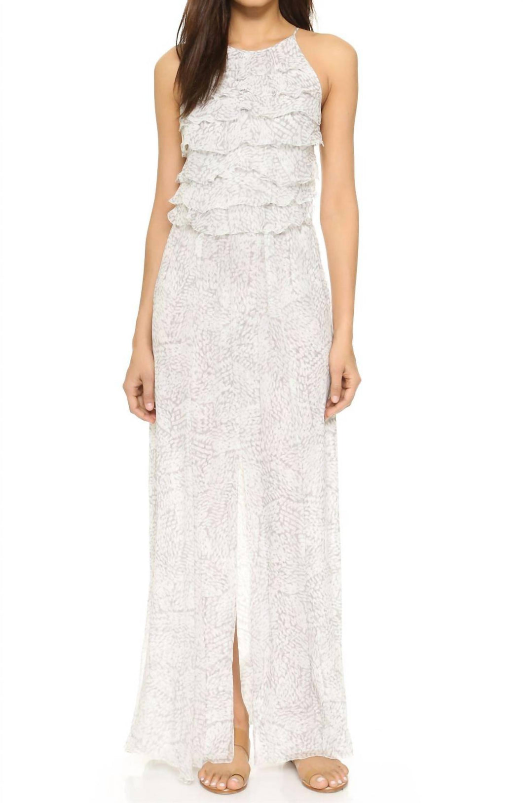 Adriana Ruffle Maxi Dress