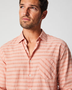 Textural Stripe John T Shirt