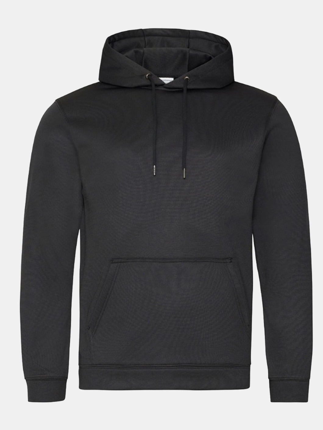 AWDis Adults Unisex Polyester Sports Hoodie (Jet Black)