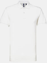 Load image into Gallery viewer, Asquith &amp; Fox Mens Short Sleeve Performance Blend Polo Shirt (White)