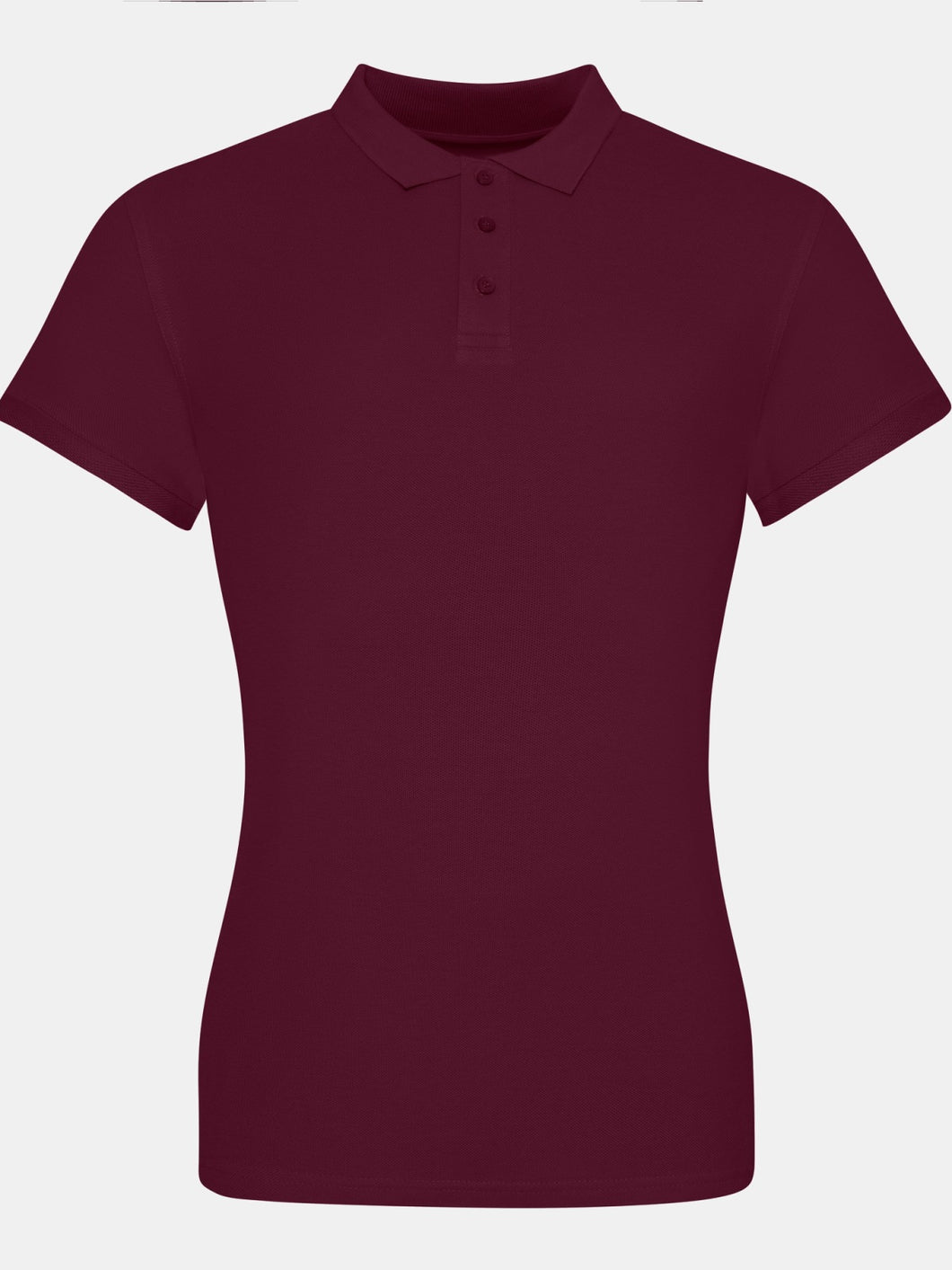 AWDis Just Polos Womens/Ladies The 100 Girlie Polo Shirt (Burgundy)