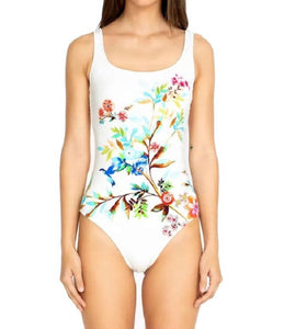 Lei Floral Tank Suit