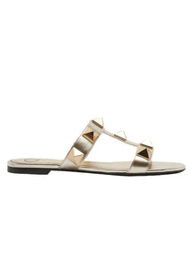 Women's Roman Stud Flat Slide Sandals