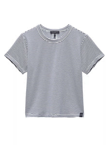 Women's Luca Striped Baby Tee T-Shirt