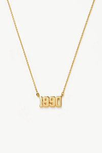 Birth Year Necklace