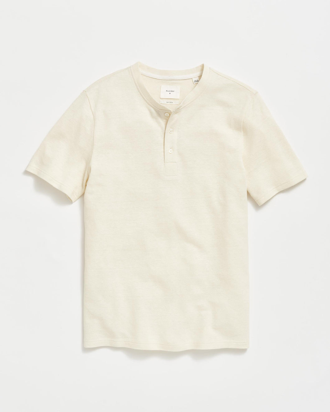 Short Sleeve Hemp Cotton Henley