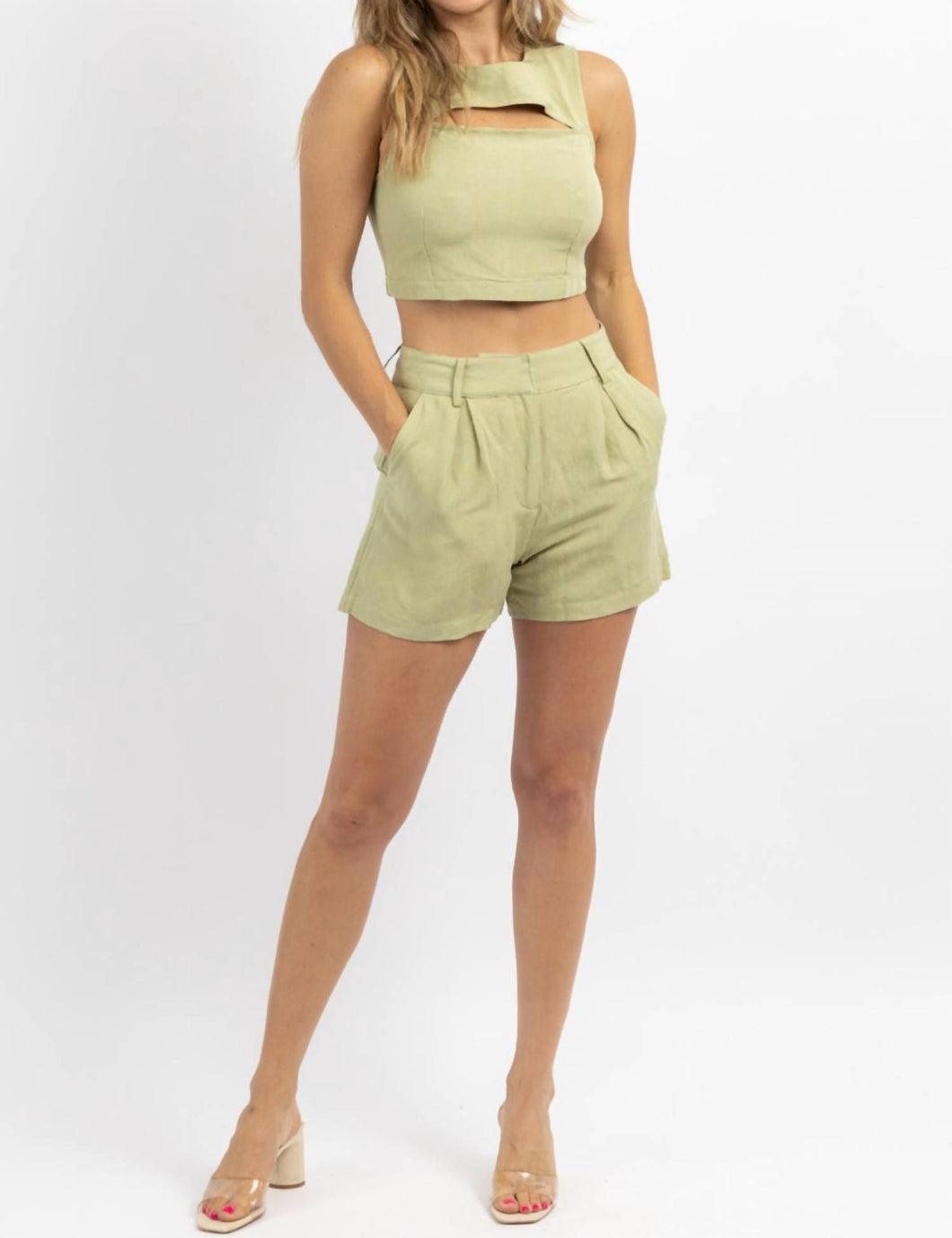 Milly Linen Short Set