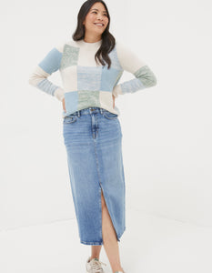 Carla Denim Midi Skirt