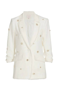 Pearl Ditsy Flower Blazer