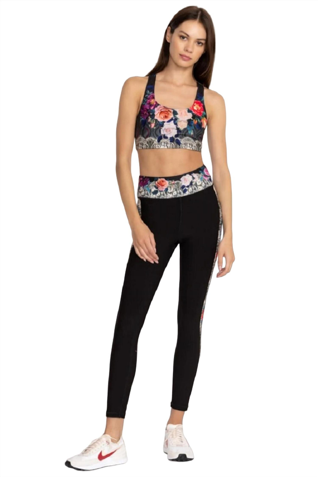 Rose Lace Bee Active Legging