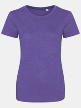 Load image into Gallery viewer, AWDis Womens/Ladies Girlie Tri-Blend T-Shirt (Heather Purple)