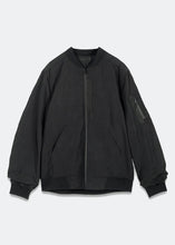 Load image into Gallery viewer, Men&#39;s MA-1 Bomber Jacket in Black