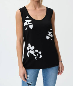 Floral Print Sleeveless Top