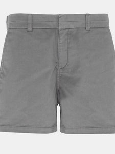 Asquith & Fox Womens/Ladies Classic Fit Shorts (Slate)