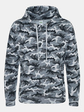 Load image into Gallery viewer, AWDis Mens Camo Hoodie (Grey Camo)