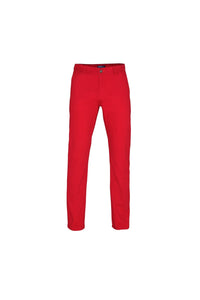 Asquith & Fox Mens Classic Casual Chino Pants/Trousers (Cherry Red)