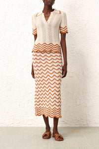 Junie Textured Knit Skirt