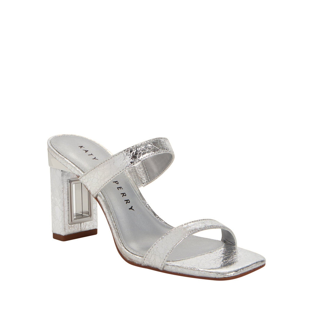 The Hollow Heel Sandal - Silver