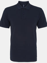 Load image into Gallery viewer, Asquith &amp; Fox Mens Plain Short Sleeve Polo Shirt (French Navy)