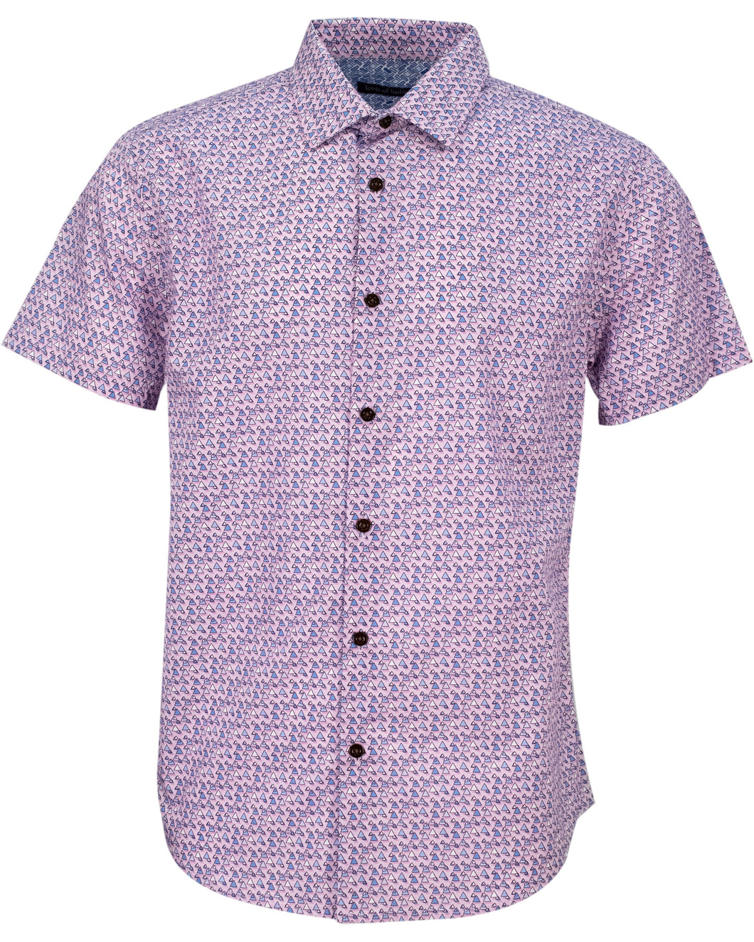 Scott Floating Triangles Shirt - Pink