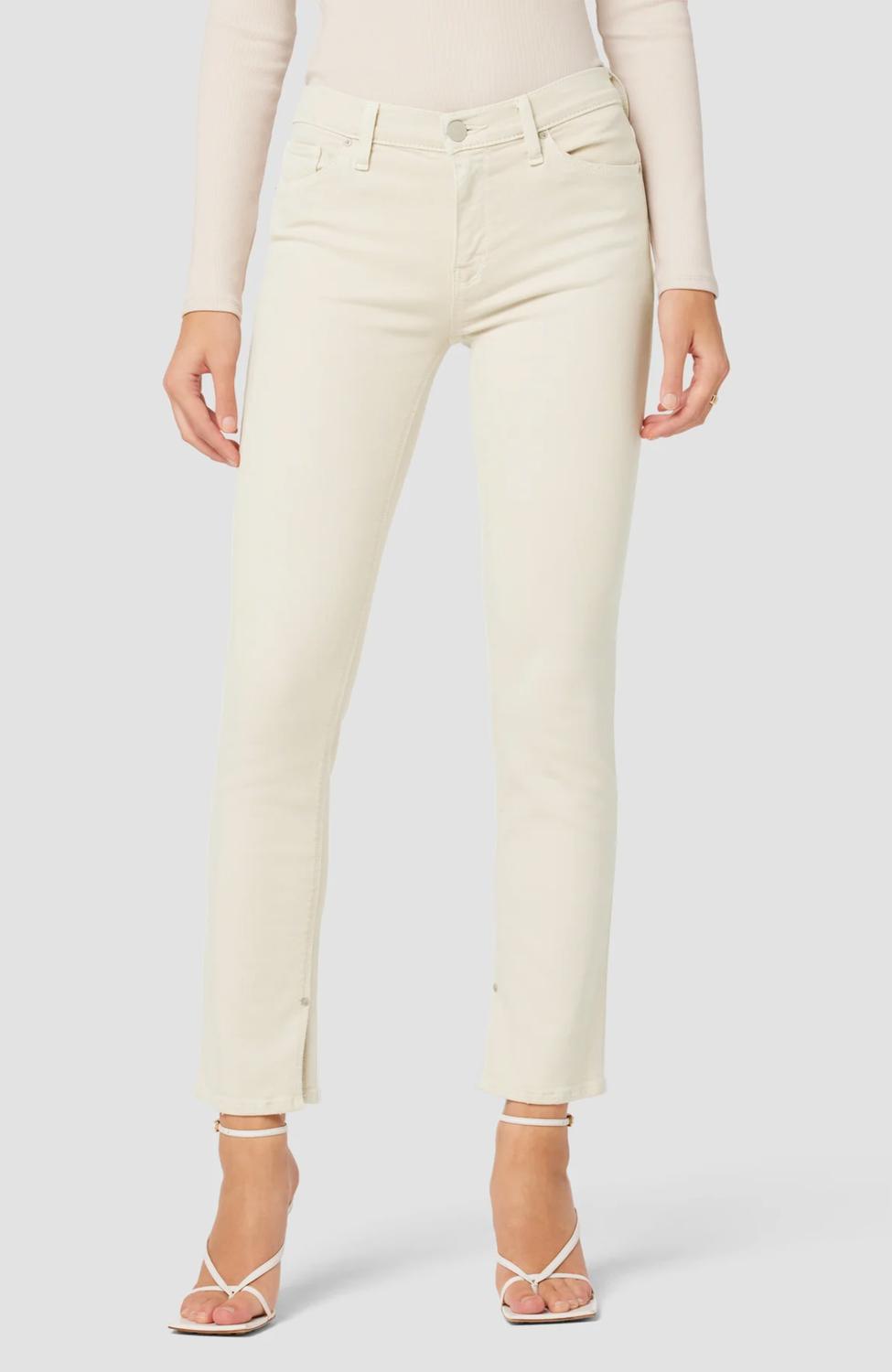 Nico Mid-Rise Straight Ankle Jeans