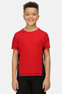 Childrens/Kids Beijing T-Shirt - Classic Red/Black)