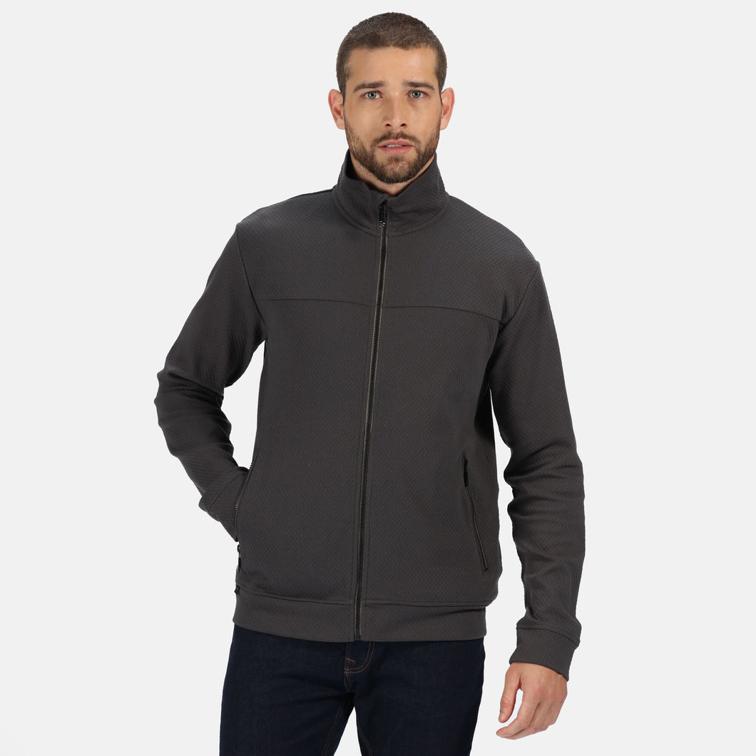 Mens Ives Fleece - Seal Grey