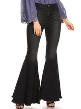 Load image into Gallery viewer, Bell Bottom High Waist Denim Jeans