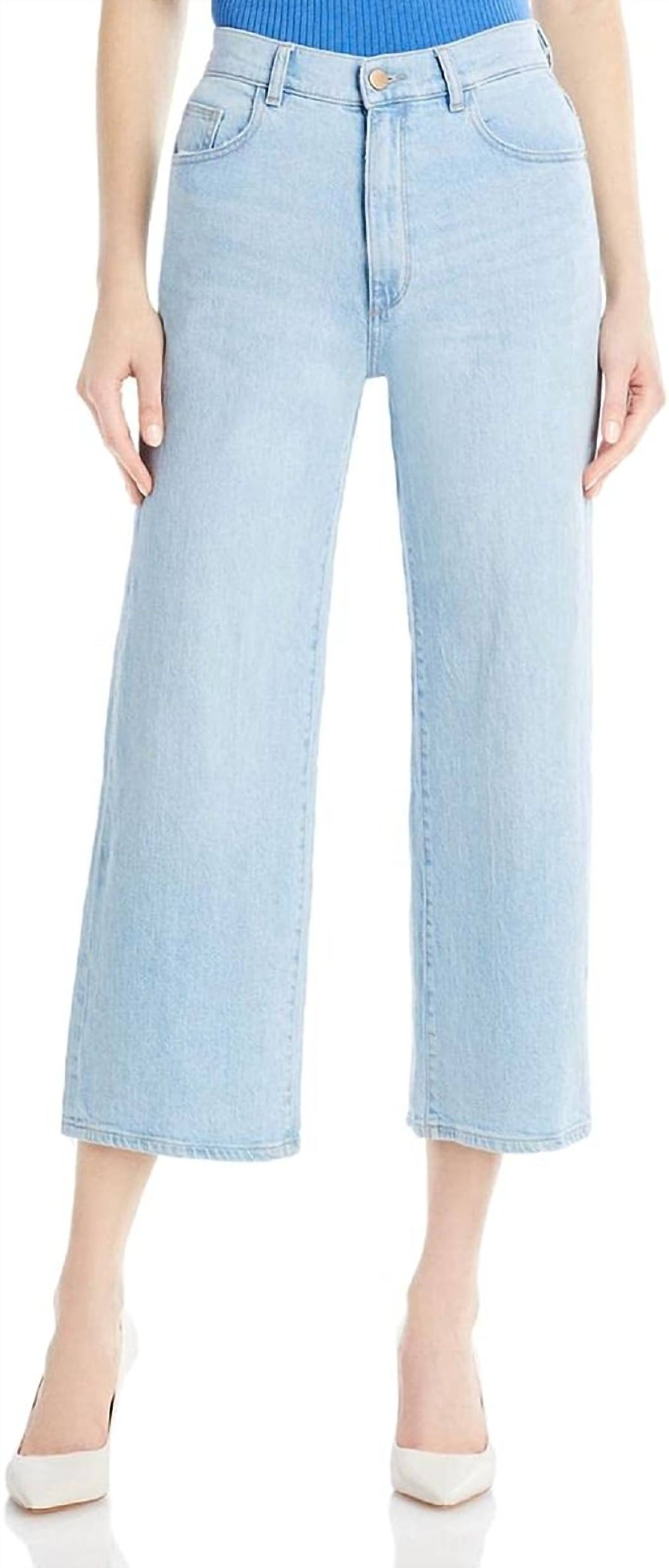 Hepburn Wide Leg High Rise Jeans