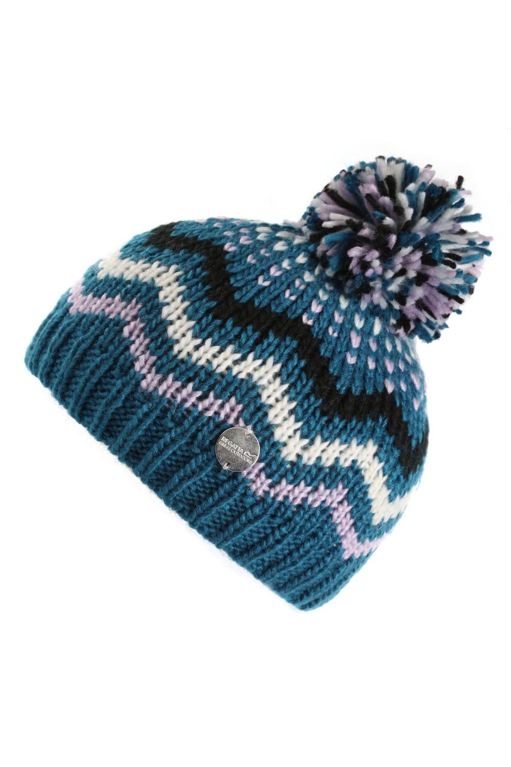 Childrens/Kids Bitsie Knitted Beanie - Gulfstream