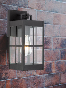 Amara Transitional Outdoor Wall sconces 13" Clear Glass