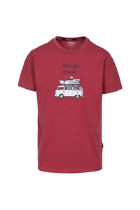 Mens Motorway T-shirt (Red Marl)