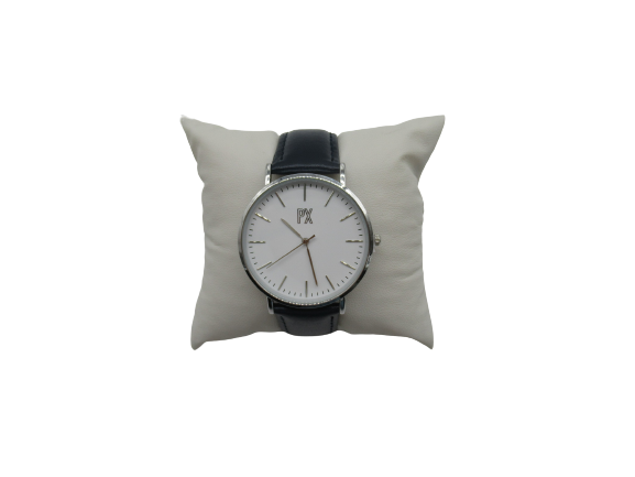 Gary Leather Strap Watch Navy