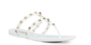 Women's Jelly Thong Sandals, White