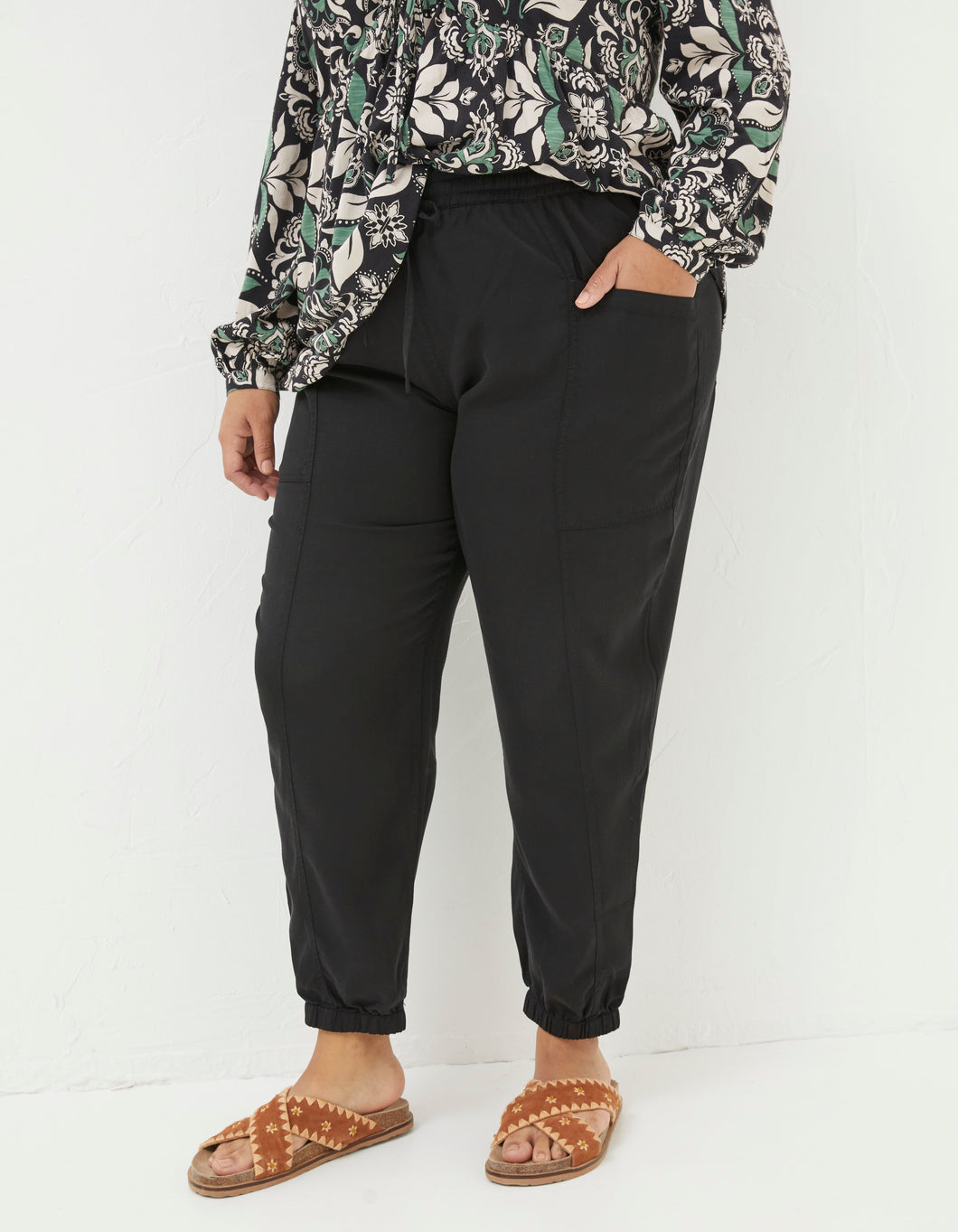 Plus Size Lyme Cargo Cuffed Joggers