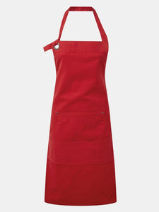 Premier Calibre Heavy Canvas Pocket Apron (Red) (One Size) (One Size)