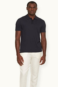 Jarrett Knitted Rib Polo Shirt