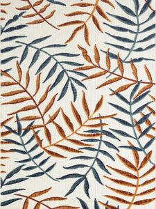 Abani Hampton Contemporary and Leaf Area Rug