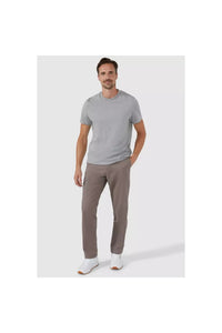 Mens Straight Leg Chinos - Taupe