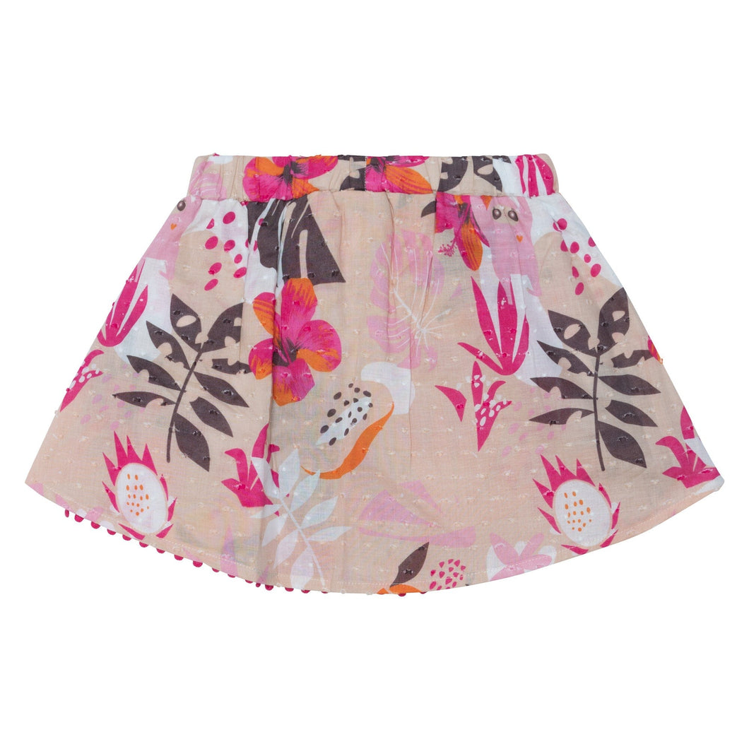 Printed Swiss Dot Skort