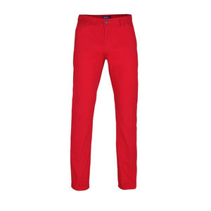 Asquith & Fox Mens Classic Casual Chino Pants/Trousers (Cherry Red)