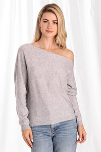 Cashmere Off The Shoulder Top