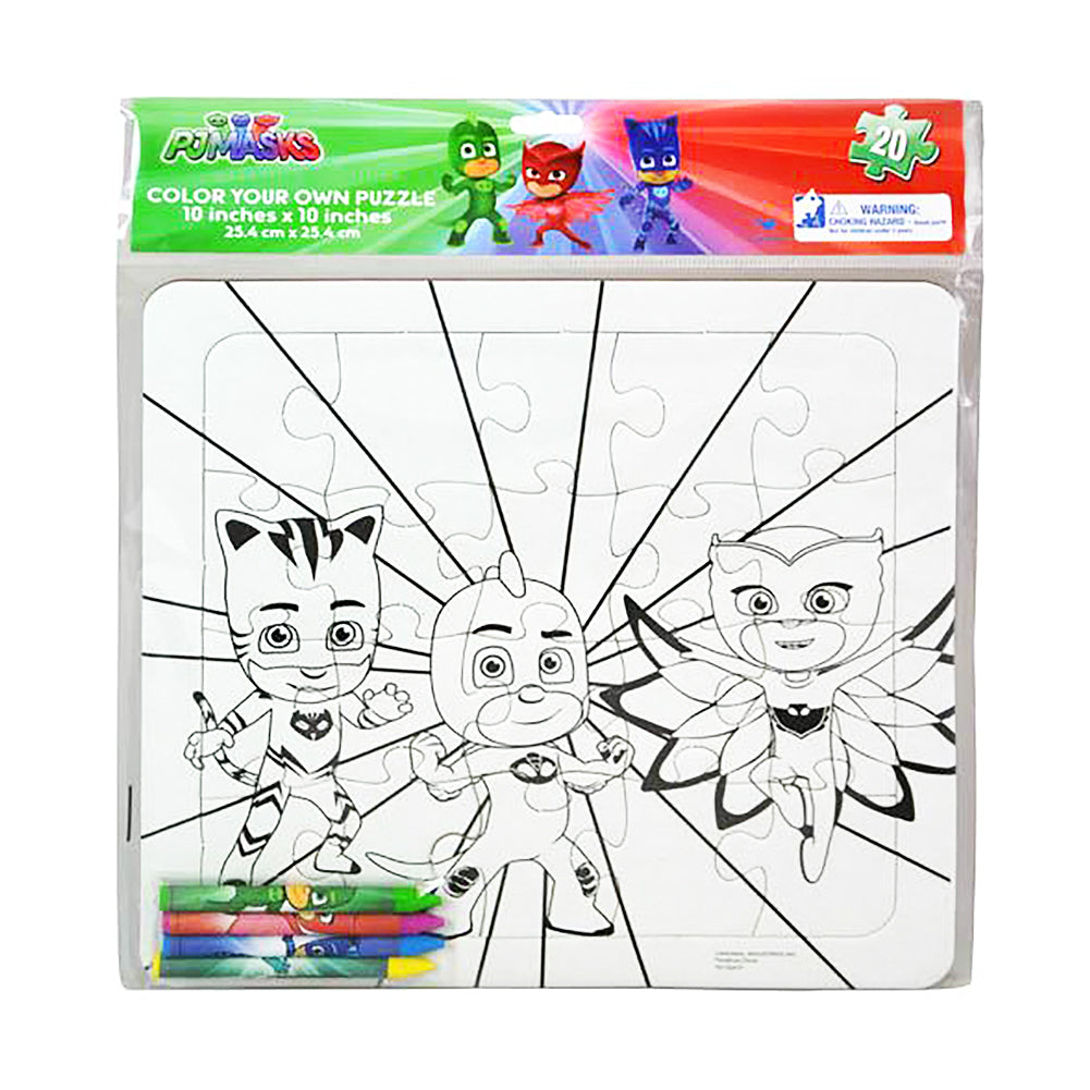 Color-Your-Own Puzzle With Crayons