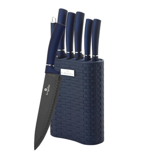 7-Piece Knife Set with Stand Emerald Collection