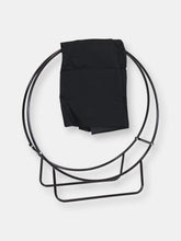 Load image into Gallery viewer, 24in Steel Firewood Log Hoop Rack Holder with Black Weather-Resistant PVC Cover