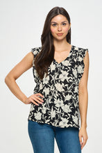 Load image into Gallery viewer, Lyric V-neck Printed Top