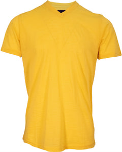 Victor Merino V Neck Tee - Sunshine