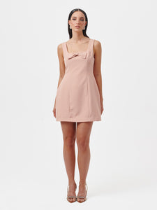 Bridget Mini Dress - Powder Pink