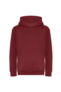 Awdis Childrens/Kids Organic Hoodie (Burgundy)