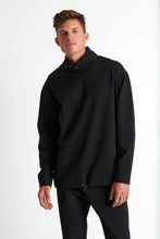 Load image into Gallery viewer, Long Sleeve Sweater High-Neck - Black